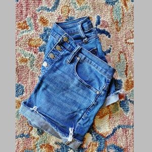 Madewell High Waisted Denim Shorts
